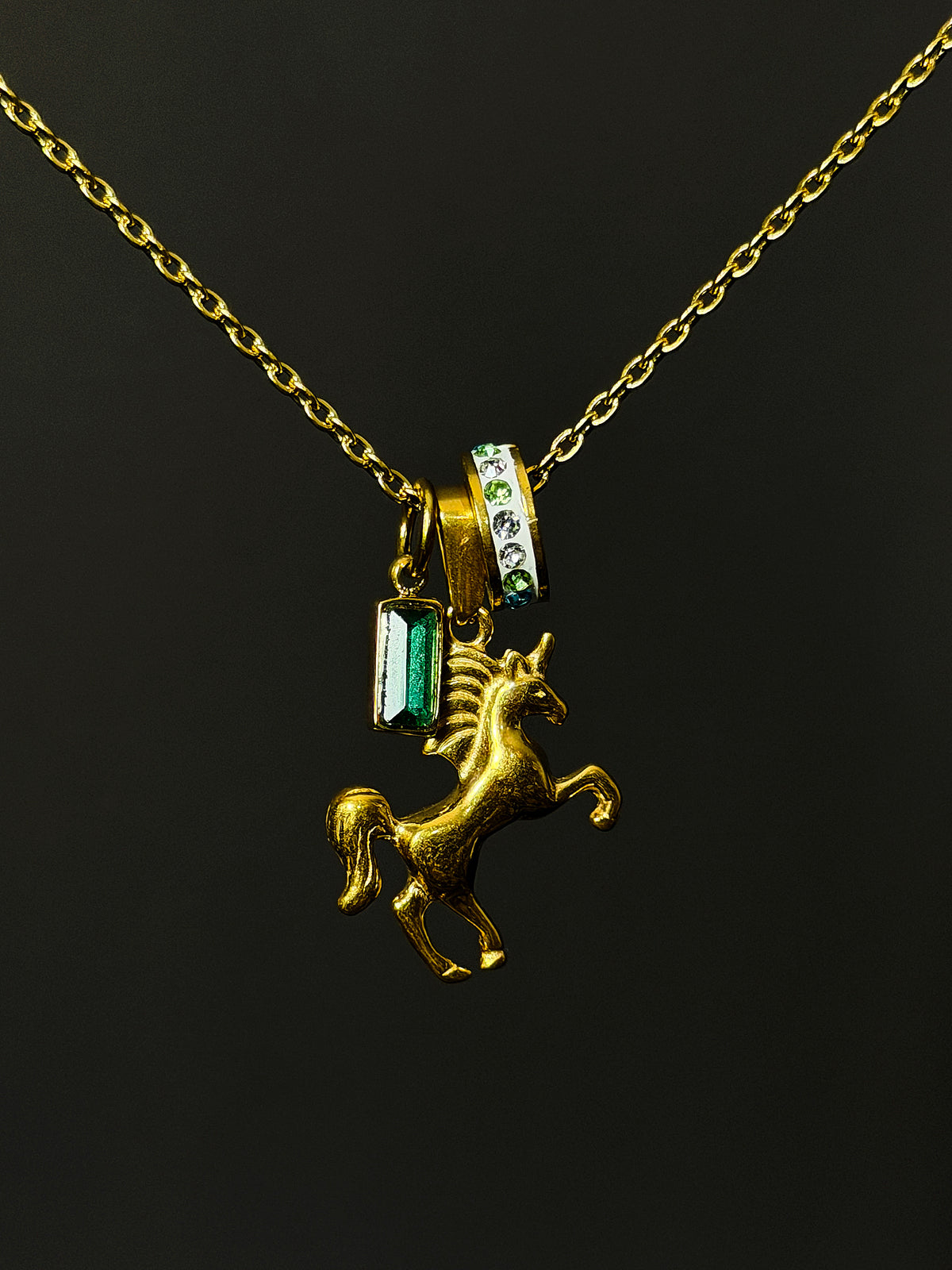 Unicorn Cluster Necklace