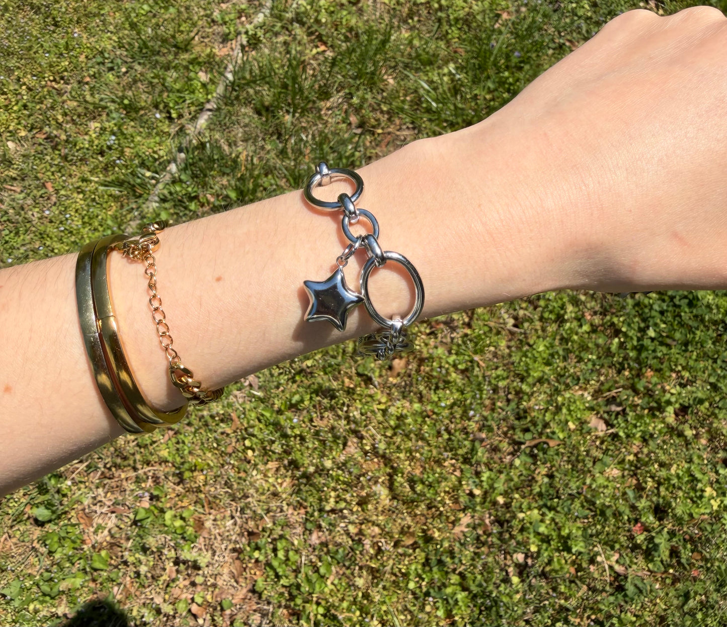 Silver Star Bracelet