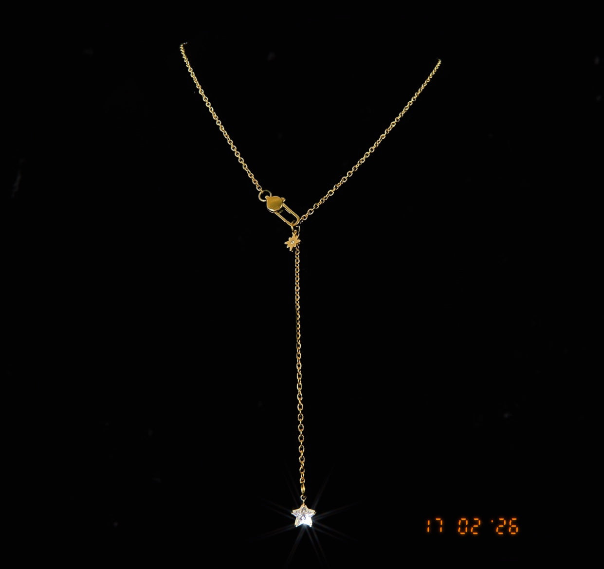 Front Hook Star Necklace