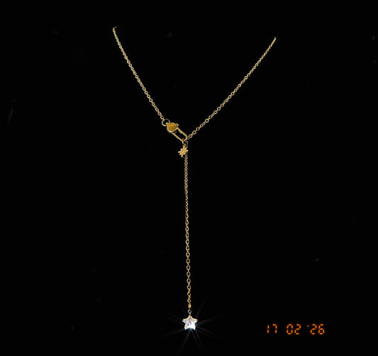 Front Hook Star Necklace