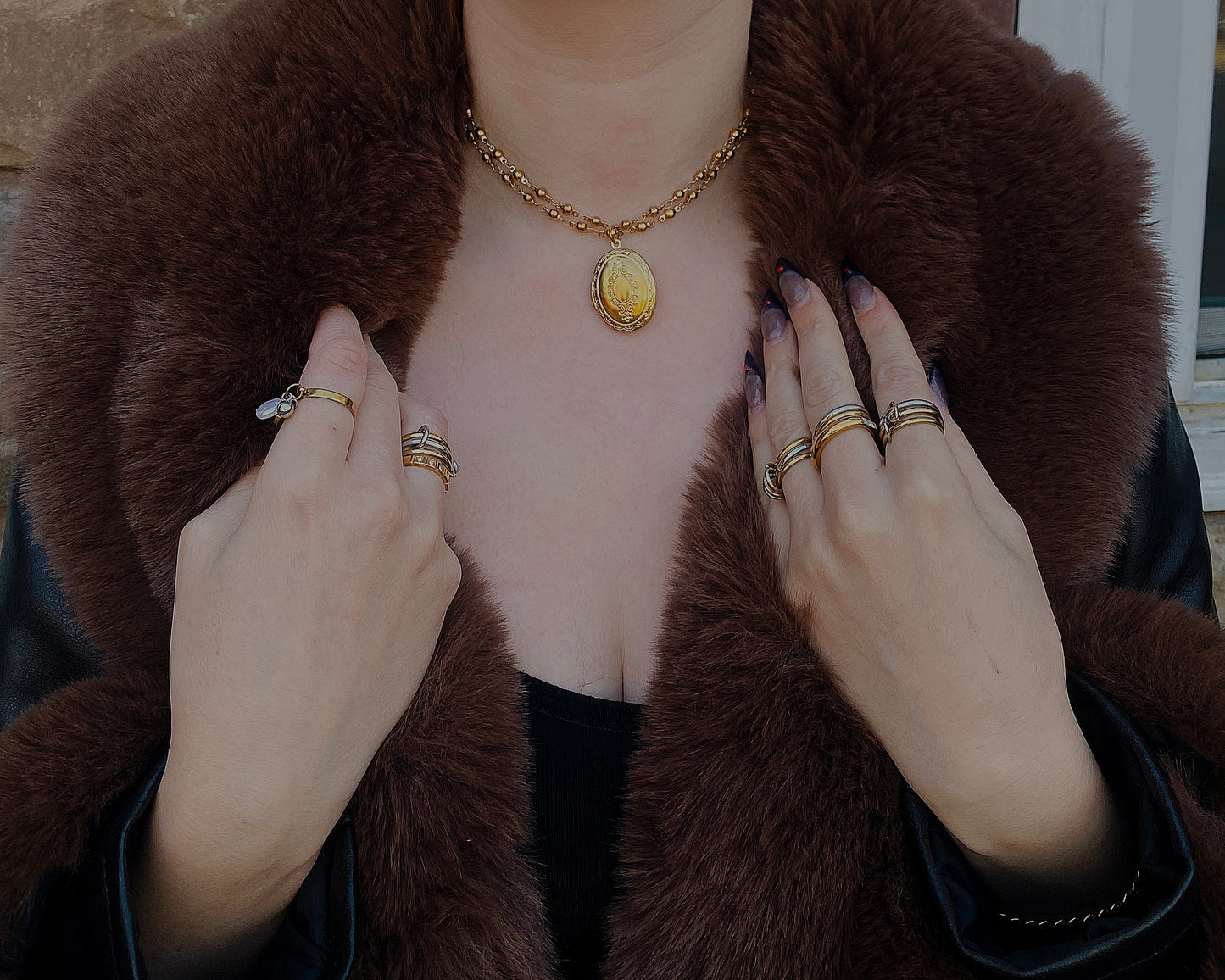 Victorian Locket Choker