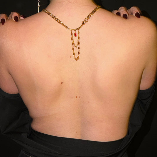 Short Drape Backlace
