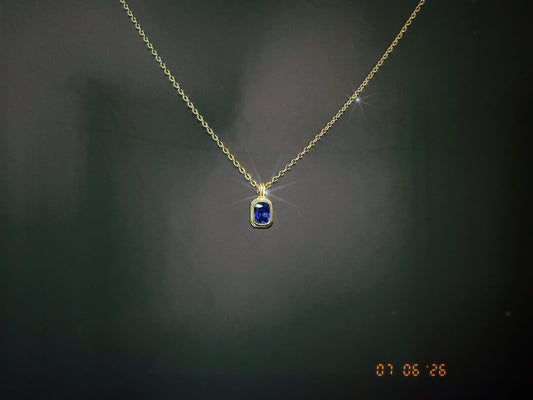 Blue Gem Necklace