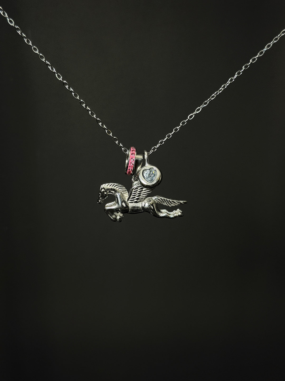 Pegasus Cluster Necklace