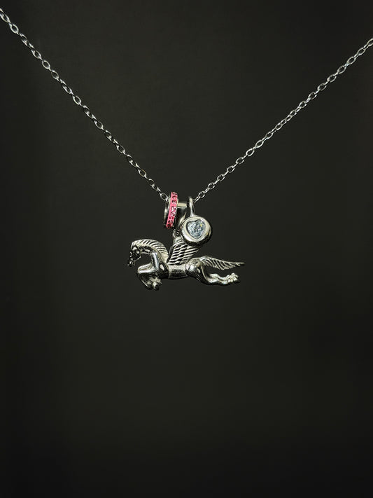 Pegasus Cluster Necklace
