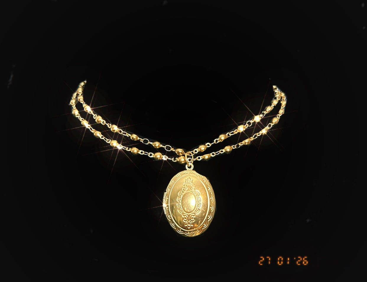 Victorian Locket Choker