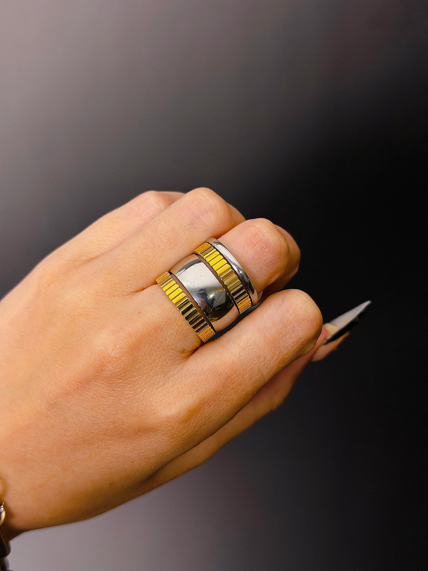 Ring Stack size 8