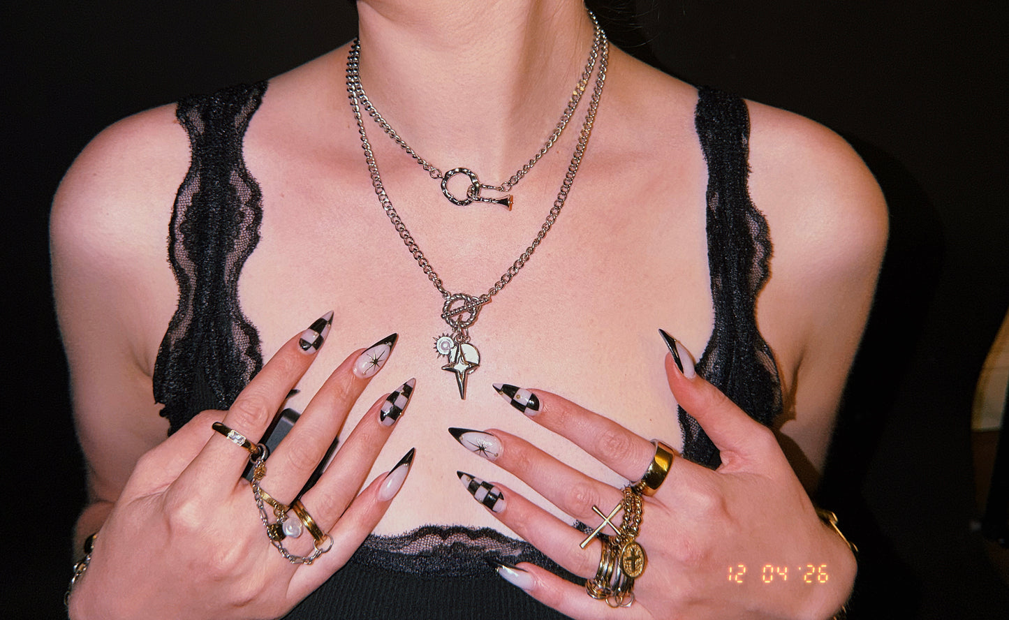 Silver Hook Choker