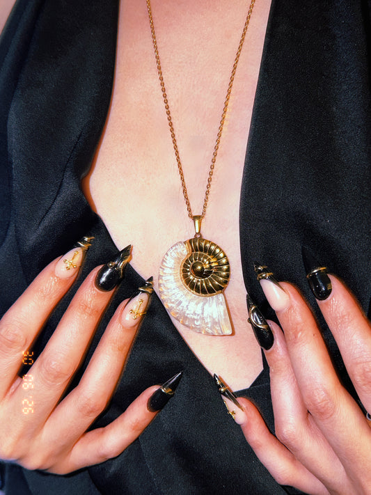 Gold Shell Necklace