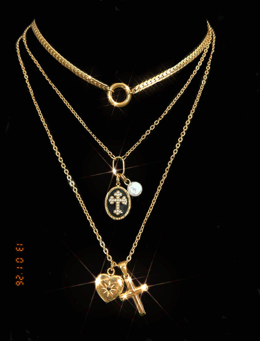 Triple Necklace Set
