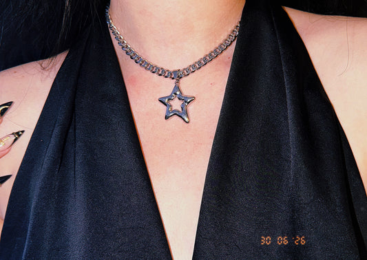 Silver Star Choker