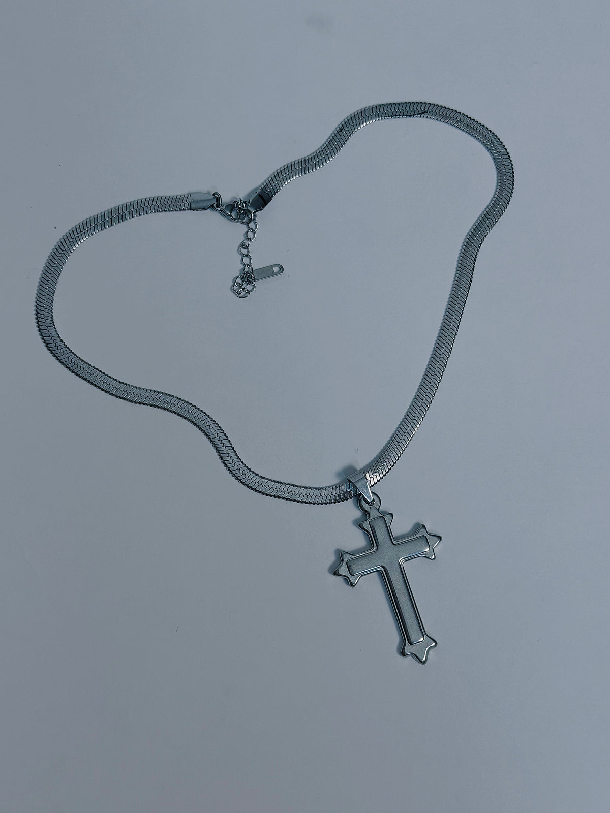 Chunky Cross Snake Chain