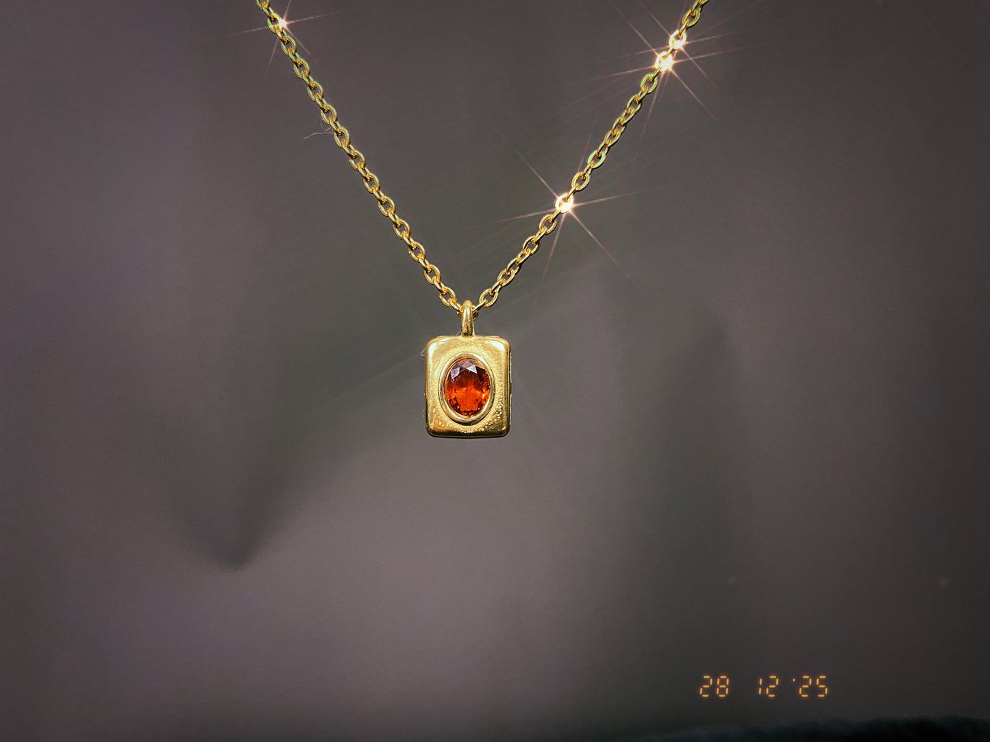 Red Gemstone Necklace