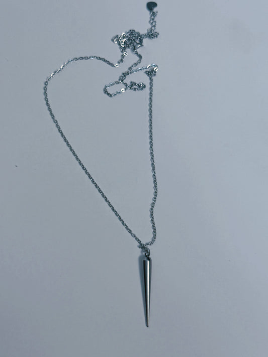 Silver Point Necklace