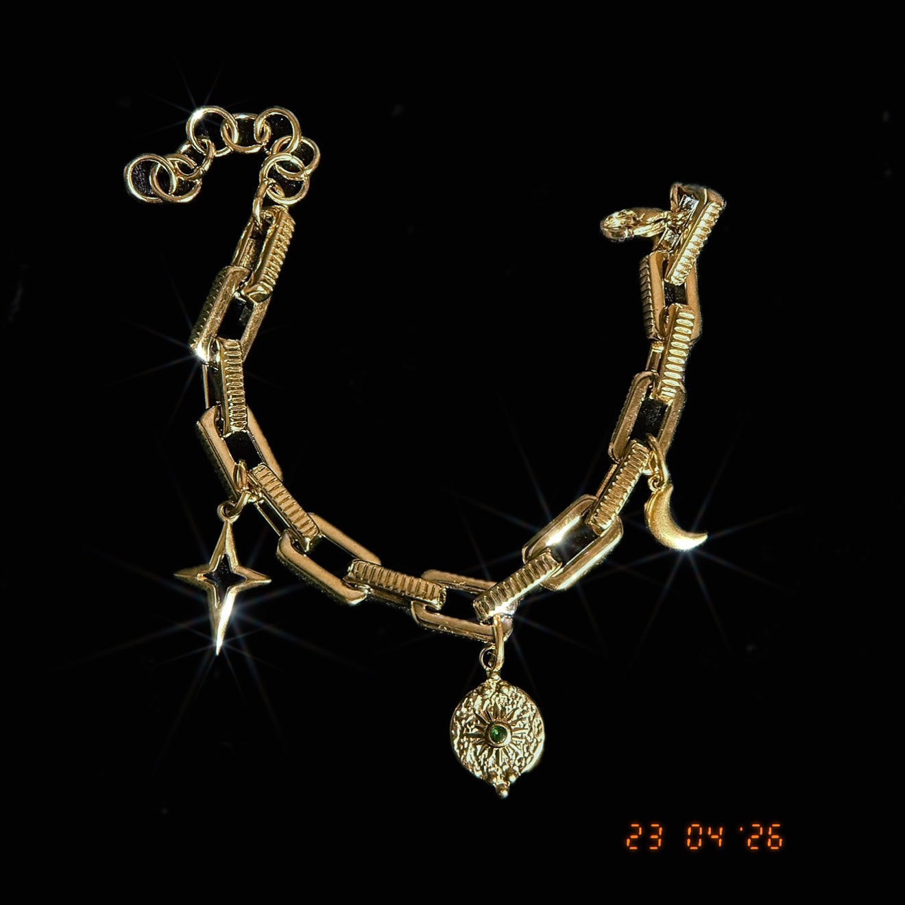 Chunky Charm Bracelet