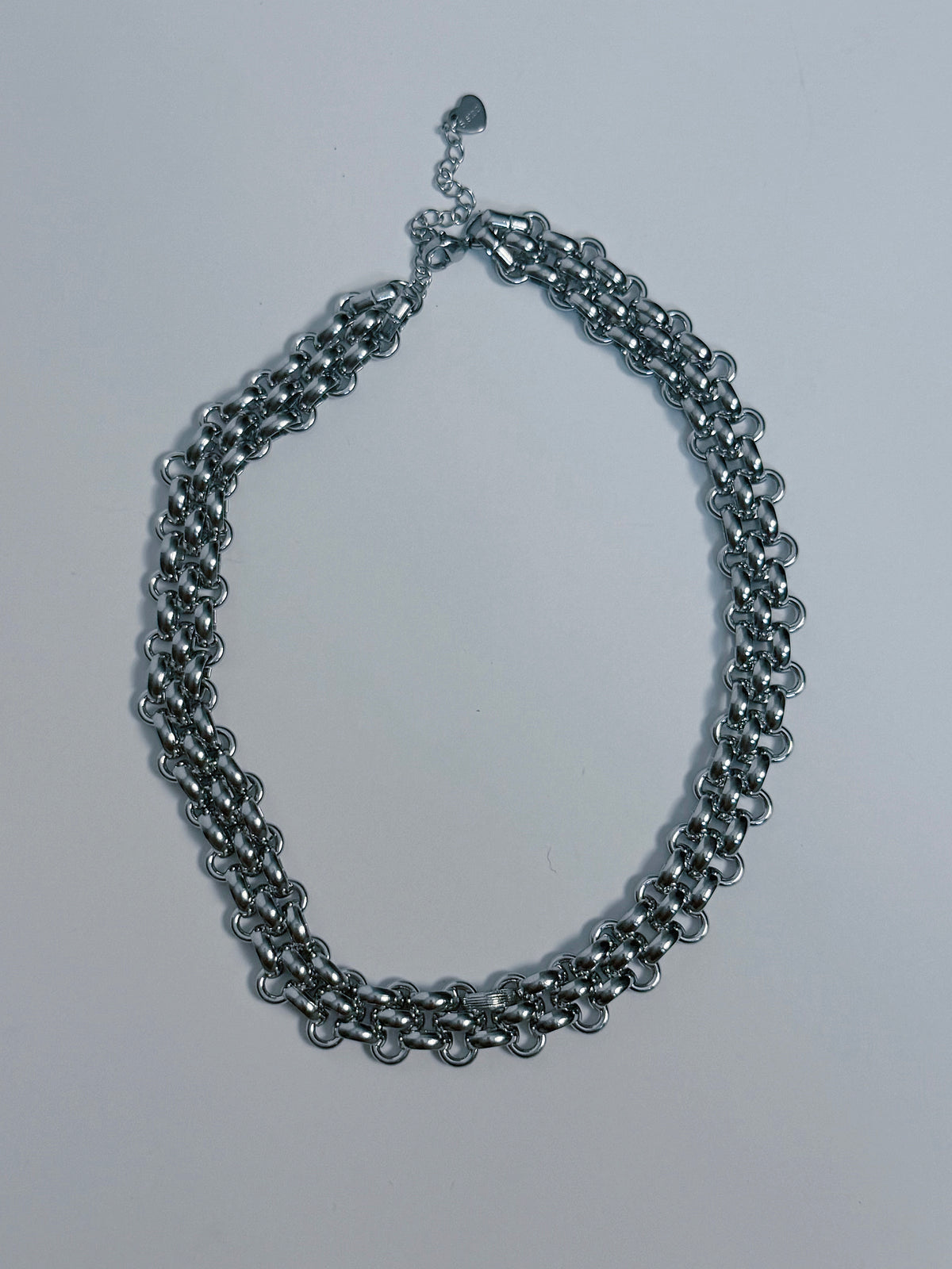 Silver Chainmail Choker