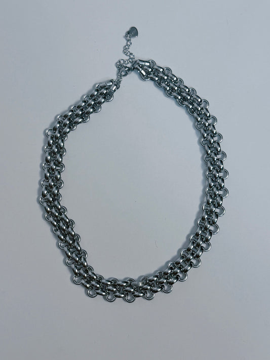 Silver Chainmail Choker