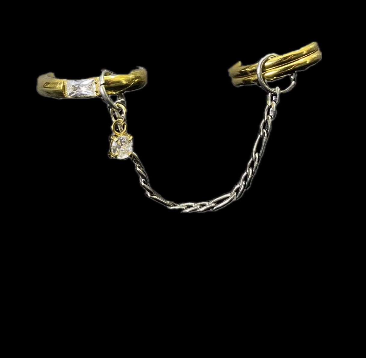 Two Finger Chain Ring size 6/7