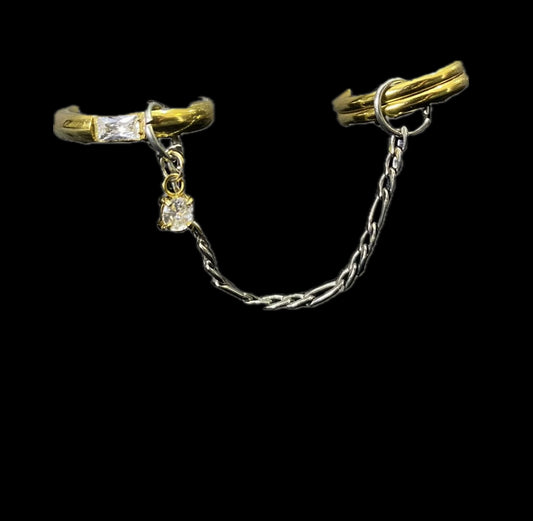 Two Finger Chain Ring size 6/7